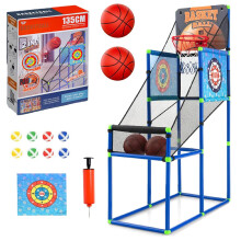 2in1 Basketball Arcade Game & Dart Board for Kids