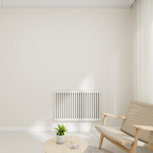 (White, 600x1010mm-2 Column) Traditional Radiator Horizontal Vertical Cast Iron Style Double Triple Panel Rads