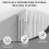 (White, 600x425mm-3 Column) Traditional Radiator Horizontal Vertical Cast Iron Style Double Triple Panel Rads 5
