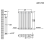 (White, 600x425mm-3 Column) Traditional Radiator Horizontal Vertical Cast Iron Style Double Triple Panel Rads 7