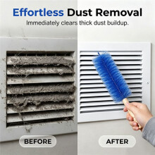 2 Pcs Fan Cleaning Brush, Microfiber Duster for Electric Fan and Blind, Reusable Cobweb Dust Collector, Non-Disassembly