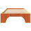 VidaXL vidaXL Bed Frame Wax Brown 75 x 190 cm Solid Pine Wood 5