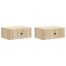 vidaXL Bedside Cabinet with Drawer 2 pcs Sonoma Oak 49 x 34.5 x 20 cm