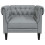 VidaXL vidaXL Sofa Light Grey 78.5 x 74.5 x 74.5 cm Polyester 3
