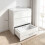 Homcom Cómoda con Cajone Blanco 55 x 34 x 75 cm 5