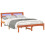 VidaXL vidaXL Bed Frame with Headboard Wax Brown 120 x 190 cm Solid Pine Wood 3