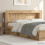 VidaXL vidaXL Headboard Cabinet with Storage Artisan Oak Engineered Wood 5