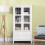 Homcom Vitrina de Salón Blanco 80 x 40 x 160 cm 5