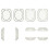 For  Ear (1) Headphone Case Cover Transparent Drop-Proof Shockproof Anti-Scratch Clear TPU Protective Shell C 2