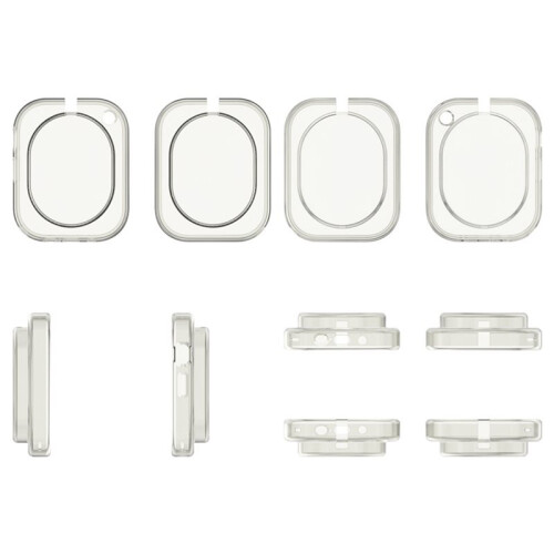 For  Ear (1) Headphone Case Cover Transparent Drop-Proof Shockproof Anti-Scratch Clear TPU Protective Shell C 1