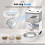 KITPLUS Automatic Cat Feeder, APP Control with Timer, Cat Food Dispenser, Locked Lid, 5
