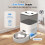 KITPLUS Automatic Cat Feeder, APP Control with Timer, Cat Food Dispenser, Locked Lid, 7