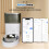 KITPLUS Automatic Cat Feeder, APP Control with Timer, Cat Food Dispenser, Locked Lid, 4
