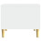 VidaXL vidaXL Coffee Table White 50 x 49 x 40 cm Engineered Wood 4