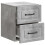 VidaXL vidaXL Wall-Mounted Bedside Cabinet with Drawer 2 pcs Concrete Grey 5