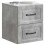 VidaXL vidaXL Wall-Mounted Bedside Cabinet with Drawer 2 pcs Concrete Grey 3
