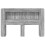 VidaXL vidaXL Headboard Cabinet with Storage Grey Sonoma Engineered Wood 5