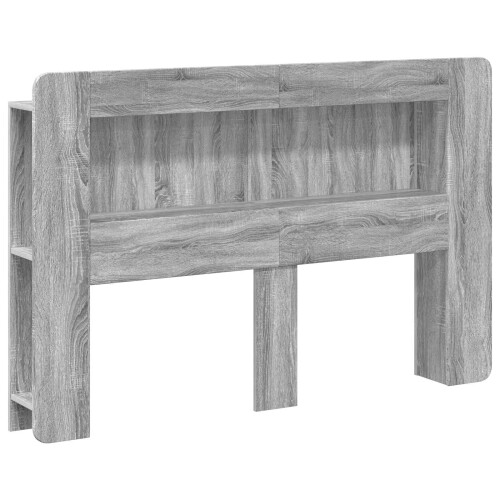VidaXL vidaXL Headboard Cabinet with Storage Grey Sonoma Engineered Wood 2