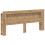 VidaXL vidaXL Headboard Cabinet with Storage Artisan Oak Engineered Wood 3
