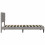 VidaXL vidaXL Bed Frame with Headboard Light Grey 90 x 190 cm Velvet 5