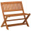 VidaXL vidaXL Children Bench Brown 61 x 38 x 57 cm Solid Eucalyptus Wood 2