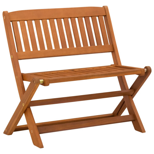 VidaXL vidaXL Children Bench Brown 61 x 38 x 57 cm Solid Eucalyptus Wood 1