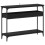 VidaXL vidaXL Console Table Black oak 100 x 29 x 75 cm Engineered wood 4