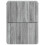 VidaXL vidaXL Wall-Mounted Bedside Cabinet 2 pcs Grey Sonoma Engineered Wood 4