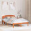 VidaXL vidaXL Bed Frame with Headboard Wax Brown 120 x 200 cm Solid Pine Wood 1