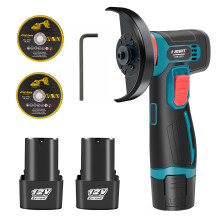 Mini Cordless Angle Grinder 2 Battery Portable 12V
