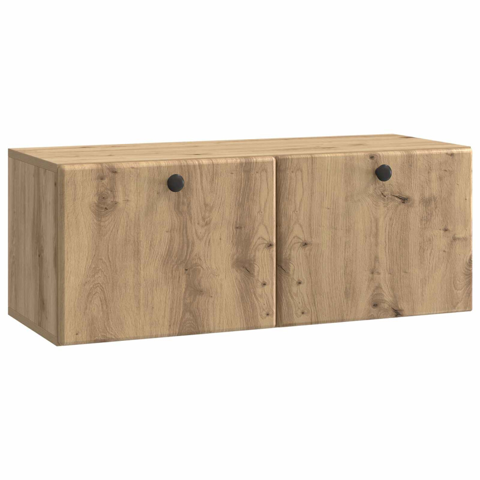 Vidaxl Wall-Mounted Tv Cabinet 78.5 X 31 X 30 Cm Artisan Oak