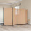 VidaXL vidaXL 4-Panel Room Divider Beige 346 x 180 cm Fabric 1