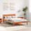 VidaXL vidaXL Bed Frame Brown 140 x 190 cm Solid Pine wood 4