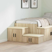 vidaXL Storage Cabinet 2 pcs Sonoma Oak 103 x 41 x 40 cm