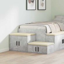 vidaXL Storage Cabinet 2 pcs Concrete Grey 103 x 41 x 40 cm