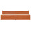 VidaXL vidaXL Bed Frame Wax Brown 205.5 x 185.5 x 51 cm Solid Pine Wood 5