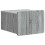 VidaXL vidaXL Wall-Mounted Bedside Cabinet 2 pcs Grey Sonoma Engineered Wood 3