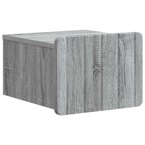 VidaXL vidaXL Wall-Mounted Bedside Cabinet 2 pcs Grey Sonoma Engineered Wood 2
