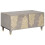 VidaXL vidaXL Coffee Table Grey 80 x 50 x 40 cm Solid Mango Wood 1