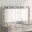 VidaXL vidaXL Vanity Mirror Rectangular Grey Sonoma 100 x 55 x 18 cm 1