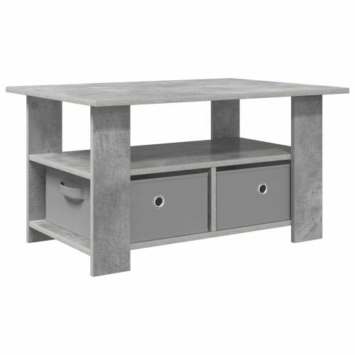 VidaXL vidaXL Coffee Table Concrete Grey 77 x 55 x 42 cm Engineered Wood 2