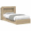 VidaXL vidaXL Bed Frame with Storage Sonoma Oak 90 x 200 cm Engineered Wood 2