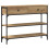 VidaXL vidaXL Console Table Artisan Oak 100 x 25 x 75 cm Engineered Wood 3