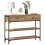 VidaXL vidaXL Console Table Artisan Oak 100 x 25 x 75 cm Engineered Wood 4