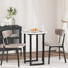 vidaXL Table Top High gloss white Ø 60 x 1.5 cm Engineered Wood