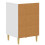 VidaXL vidaXL Bedside Table High Gloss White 43 x 39.5 x 66.5 cm 5