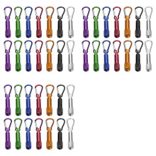 42pcs Torch Key LED Key Pendant Torch Aluminium Small Hand Lamp Torch Children for Outdoor Camping Cycling