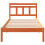 VidaXL vidaXL Bed Frame Brown 75 x 190 cm Solid Pine Wood 5