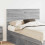 VidaXL vidaXL Headboard with Headboard Grey Sonoma 135 cm Engineered wood 1