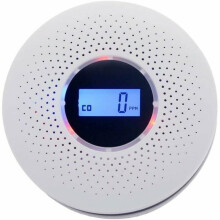 Detector de fum și monoxid de carbon - KCVV - 2 în 1 - Ecran LCD - Instalare ușoară - Detecție multiplă